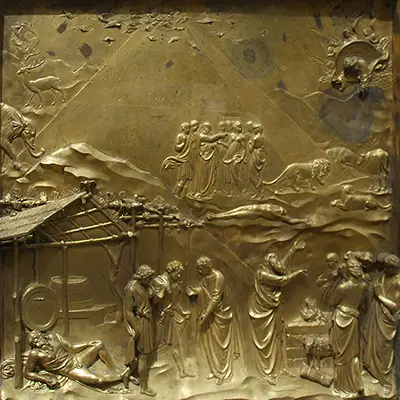 The Drunkenness of Noah Lorenzo Ghiberti